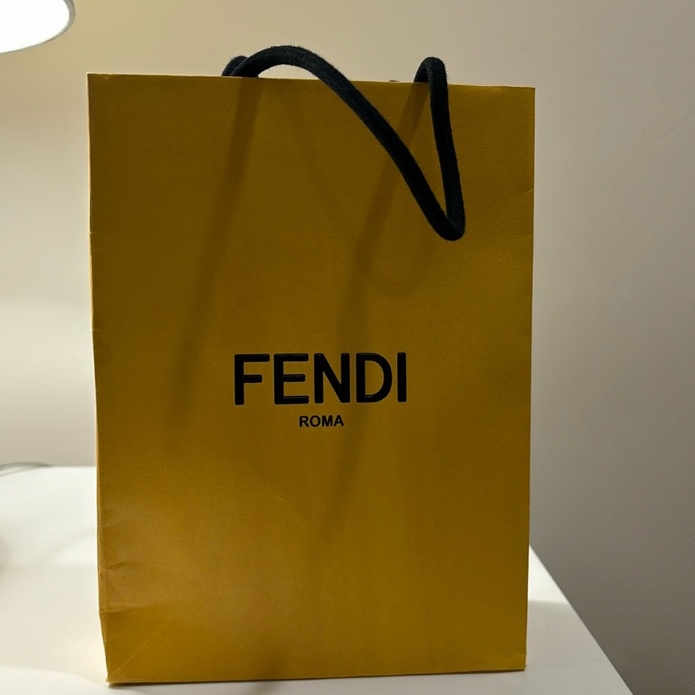 Fendi paper shopping bag